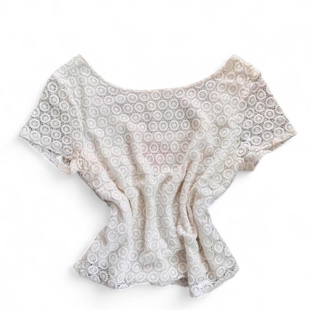 Lilly Pulitzer White Eyelet Blouse